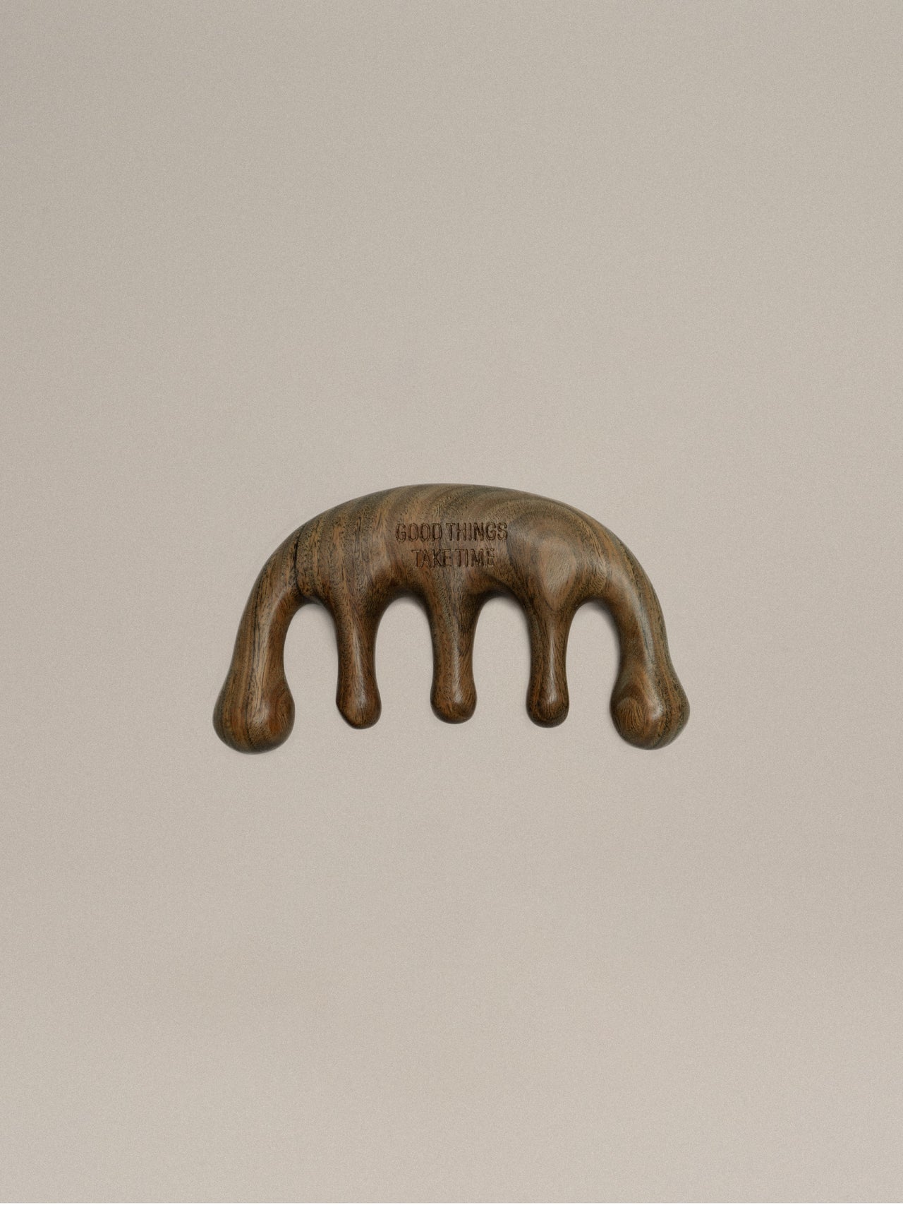 Good Things Take Time 好事多磨五球穴道梳|綠檀