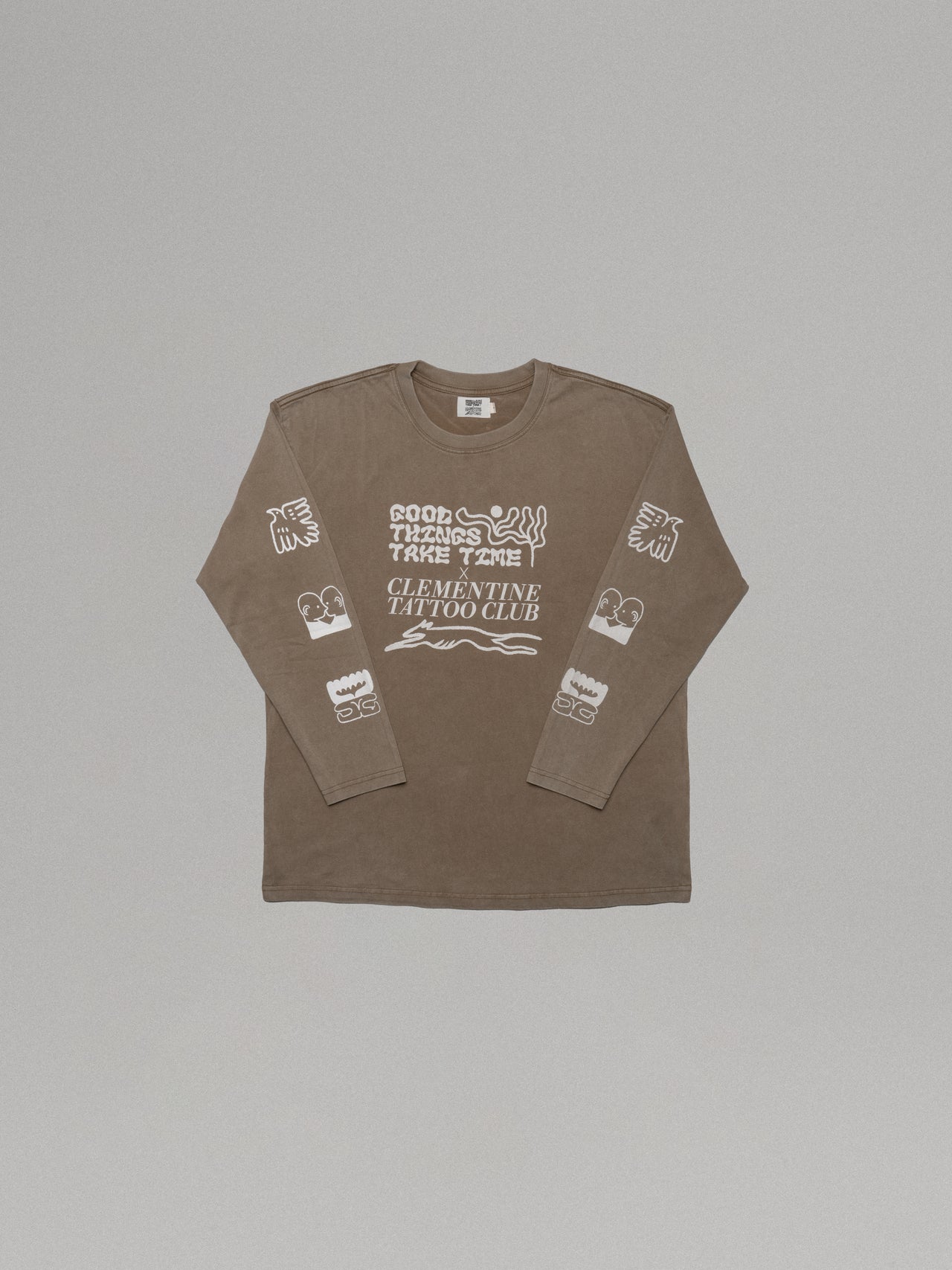 Pattern All In One shirt 一次擁有所有圖案長袖上衣|Khaki 卡其色