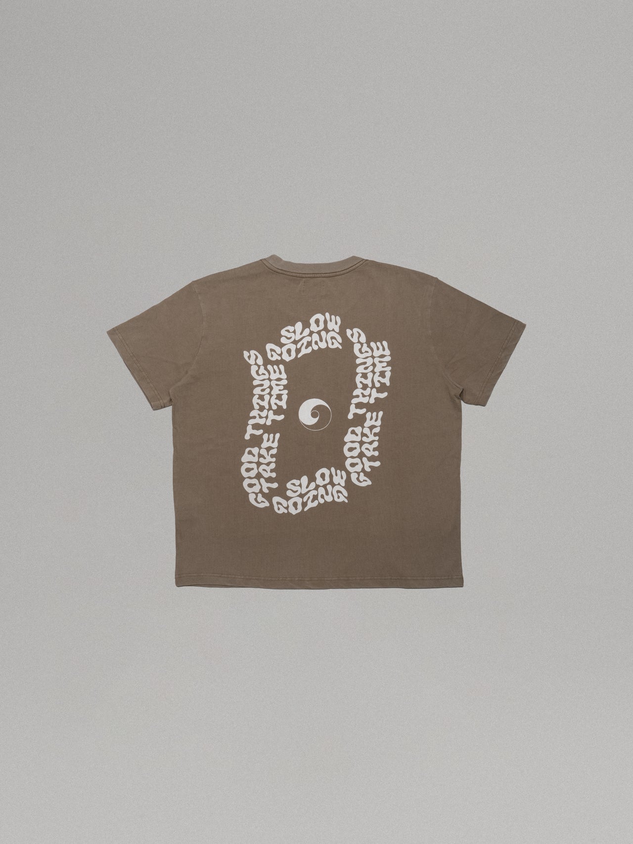 Slow going Tee 不要急,打太極短袖上衣|Khaki 卡其色