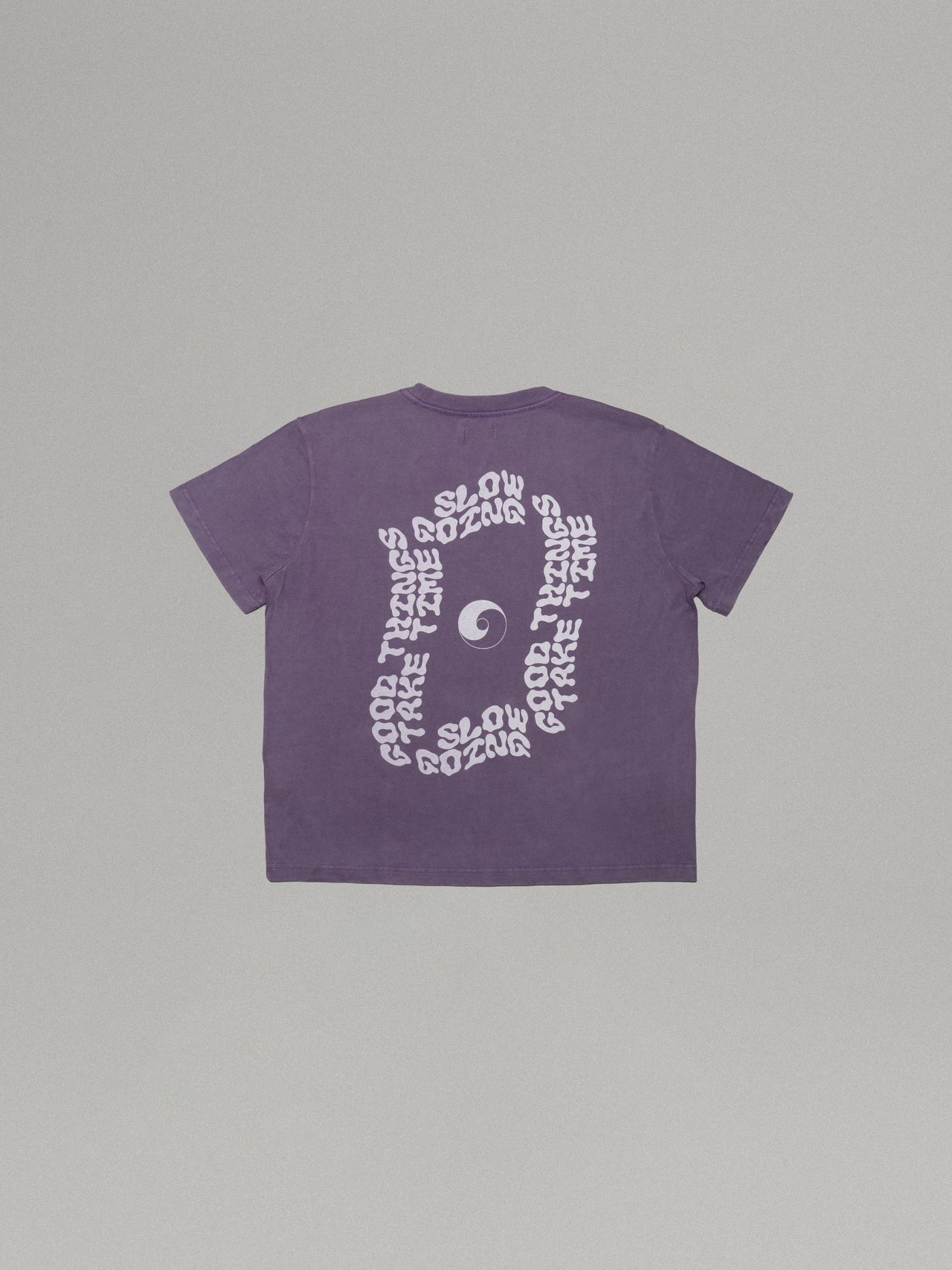 Slow going Tee 不要急,打太極短袖上衣|Purple 紫色