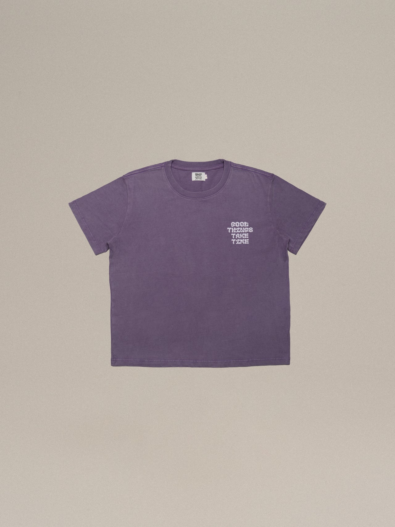 Slow going Tee 不要急,打太極短袖上衣|Purple 紫色