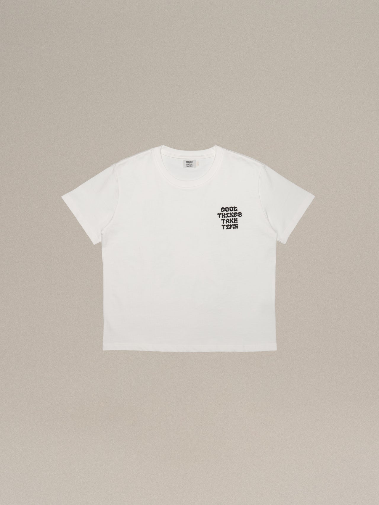 Slow going Tee 不要急,打太極短袖上衣|White 白色