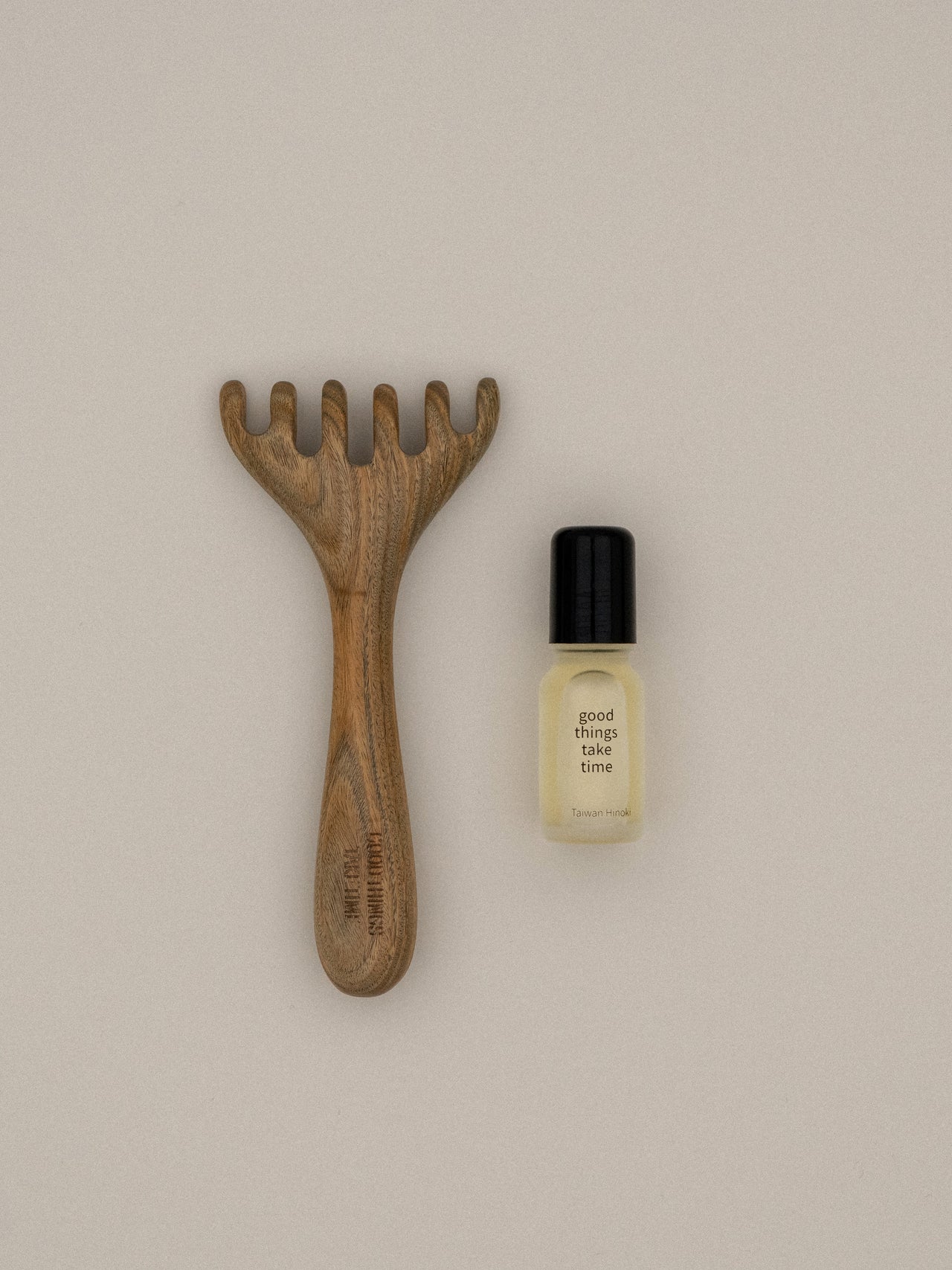 情緒氣味組禮盒 / 森林靜心 (台灣檜木精油+穴道梳）