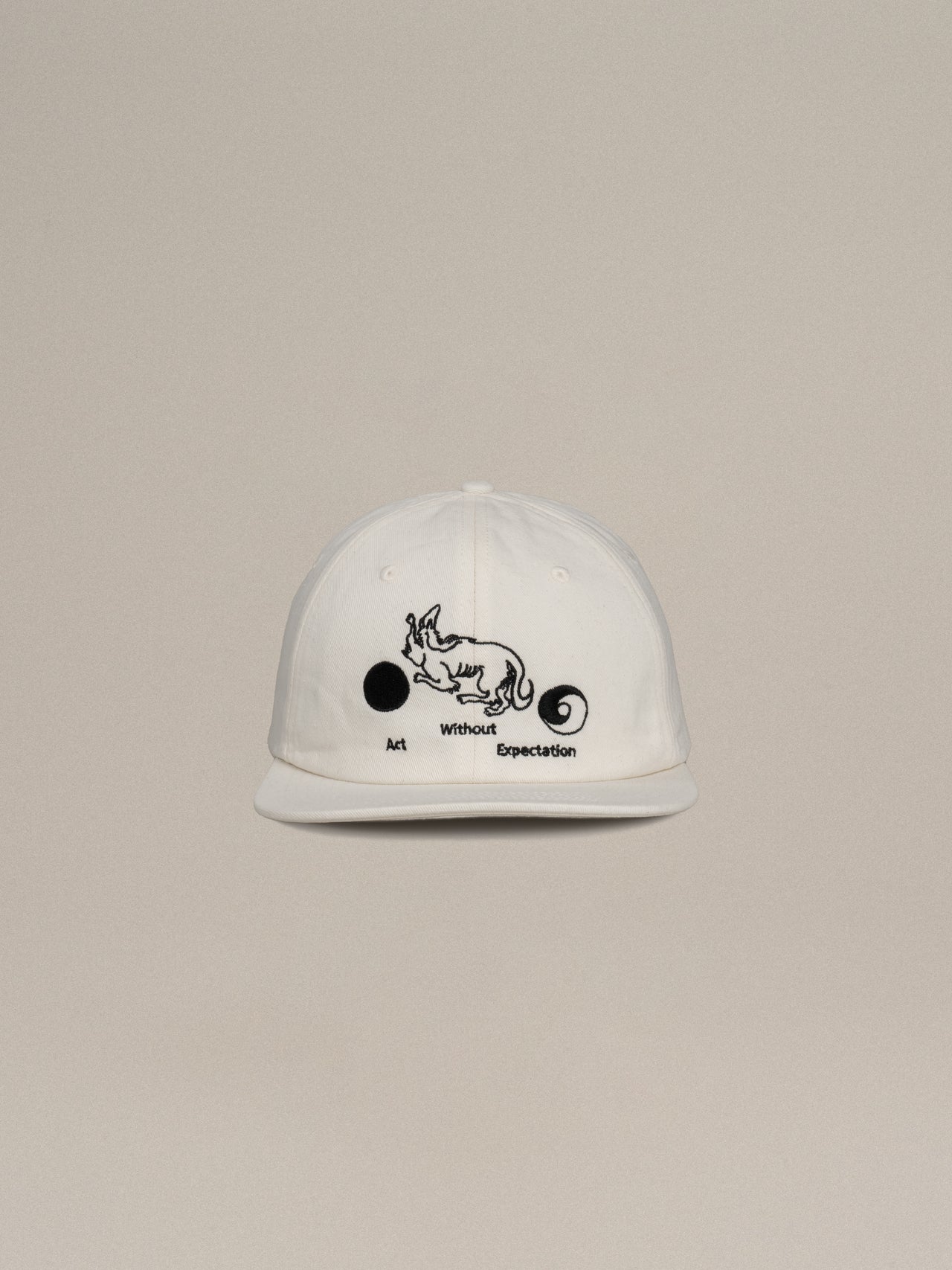 Headwear｜Act Without expectation 不要做任何期待｜White 白色