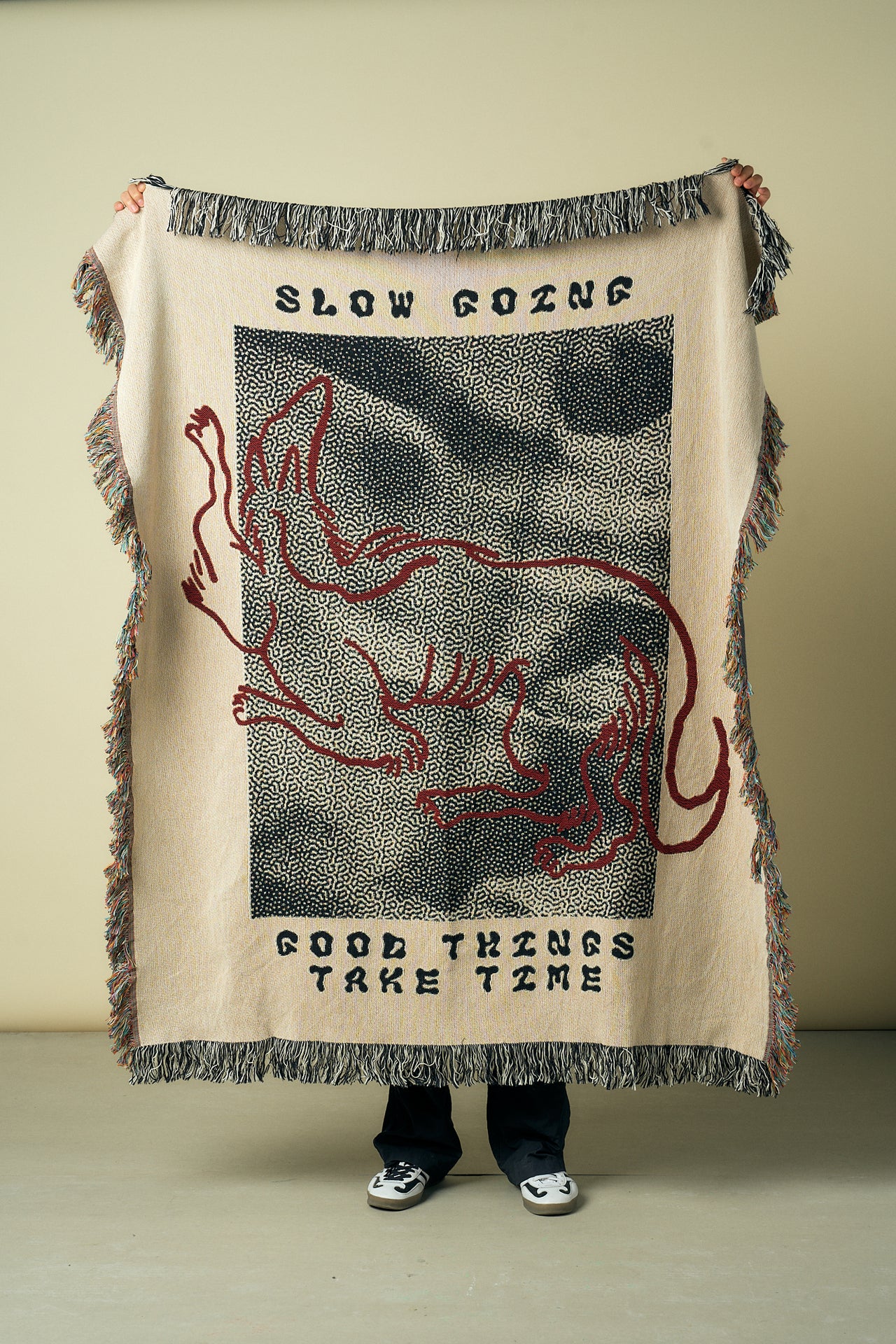 Woven Throw Blanket 萬用編織毯 | GOOD THINGS TAKE TIME